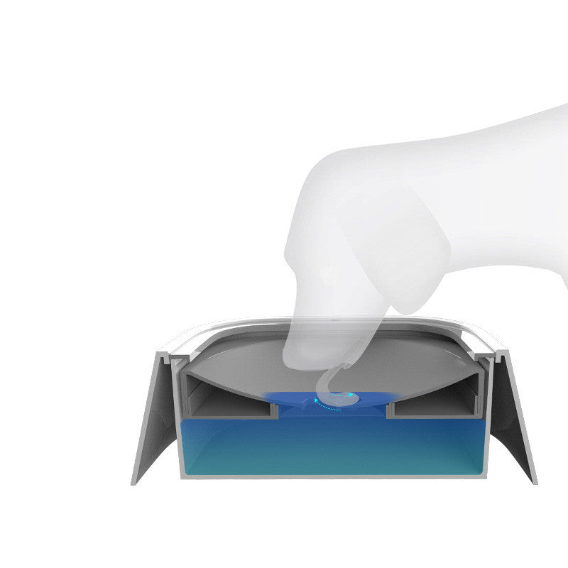 1.5L Anti-Overflow Water Bowl Slow Feeder