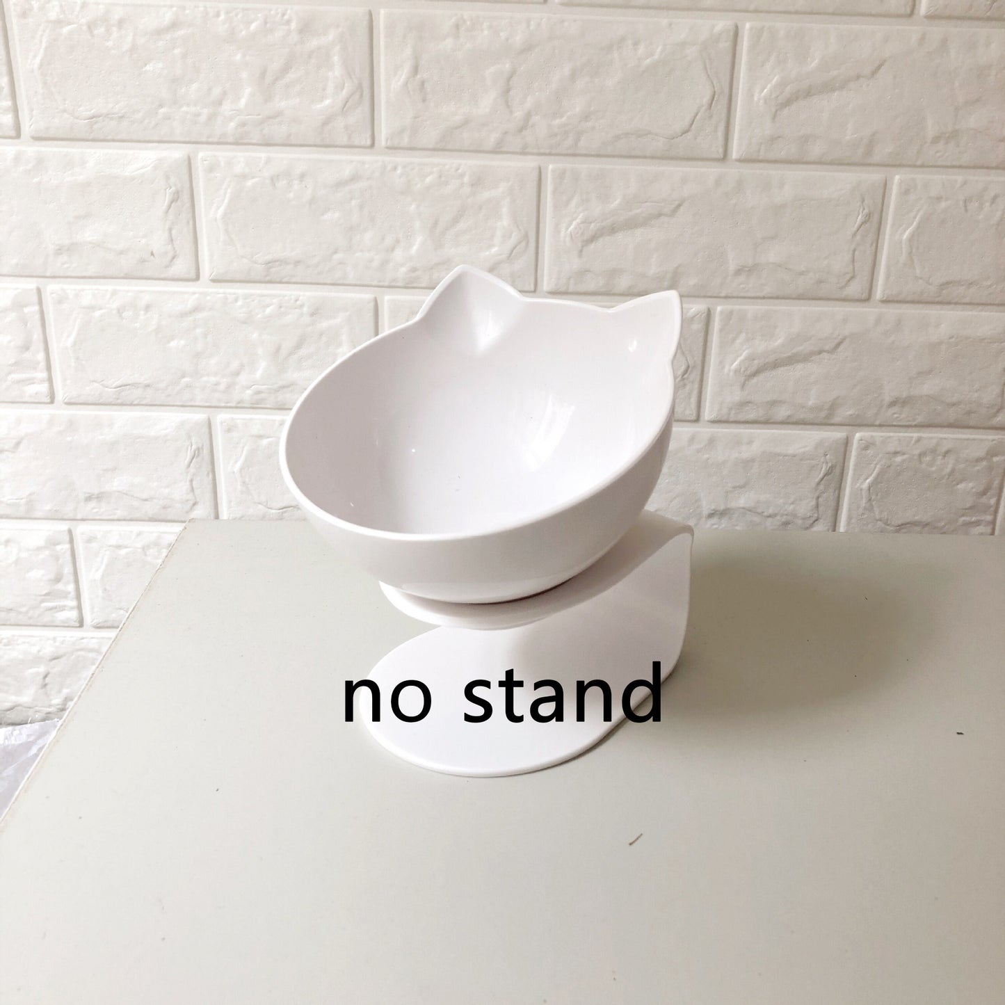 Inclined Transparent Cat Bowl