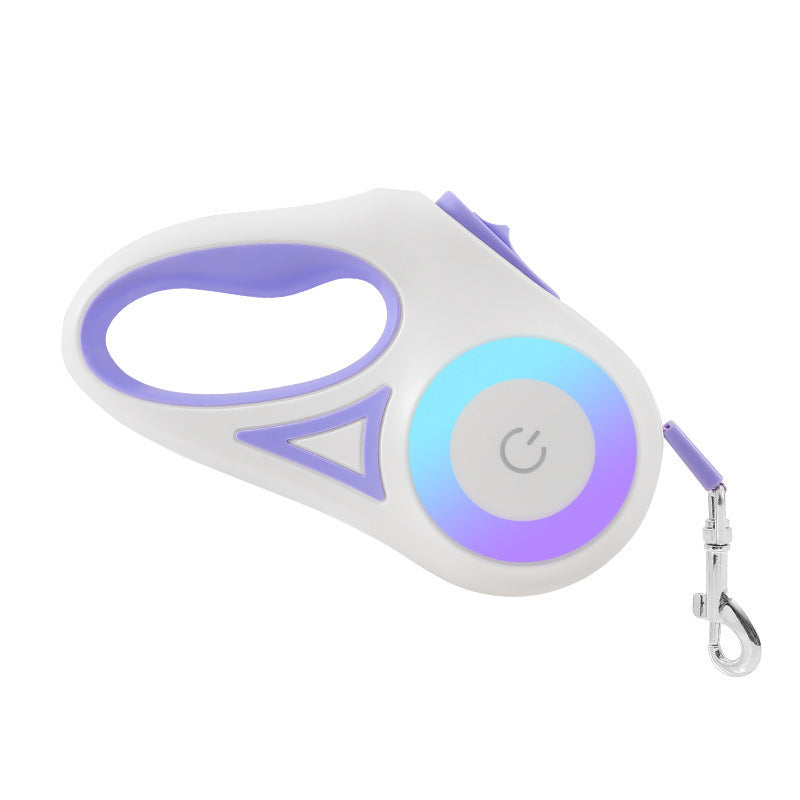 Retractable Leash with Spotlight – Collar Set