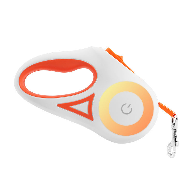 Retractable Leash with Spotlight – Collar Set