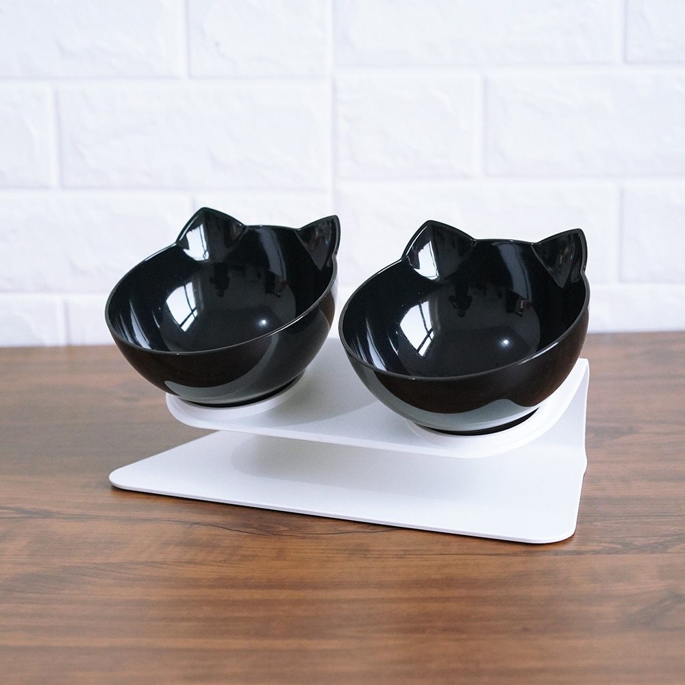 Non-Slip Double Bowl