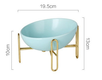 Ceramic Pet Bowl Durable Food Water Feeder