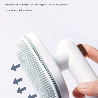 Self-Cleaning Hair Removal Comb Brush