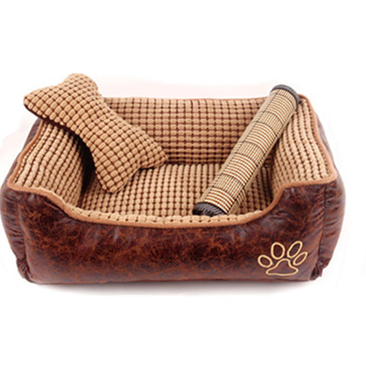 Soft Suede Bed Kennel