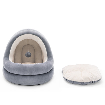 Crystal Velvet House Bed