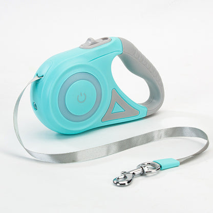 Retractable Leash with Spotlight – Collar Set