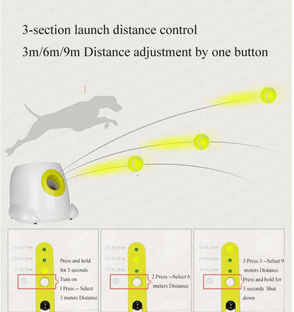 Automatic Interactive Ball Launcher Toy