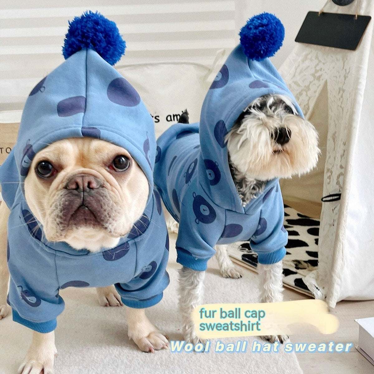 Pet Clothes Hooded Sweater