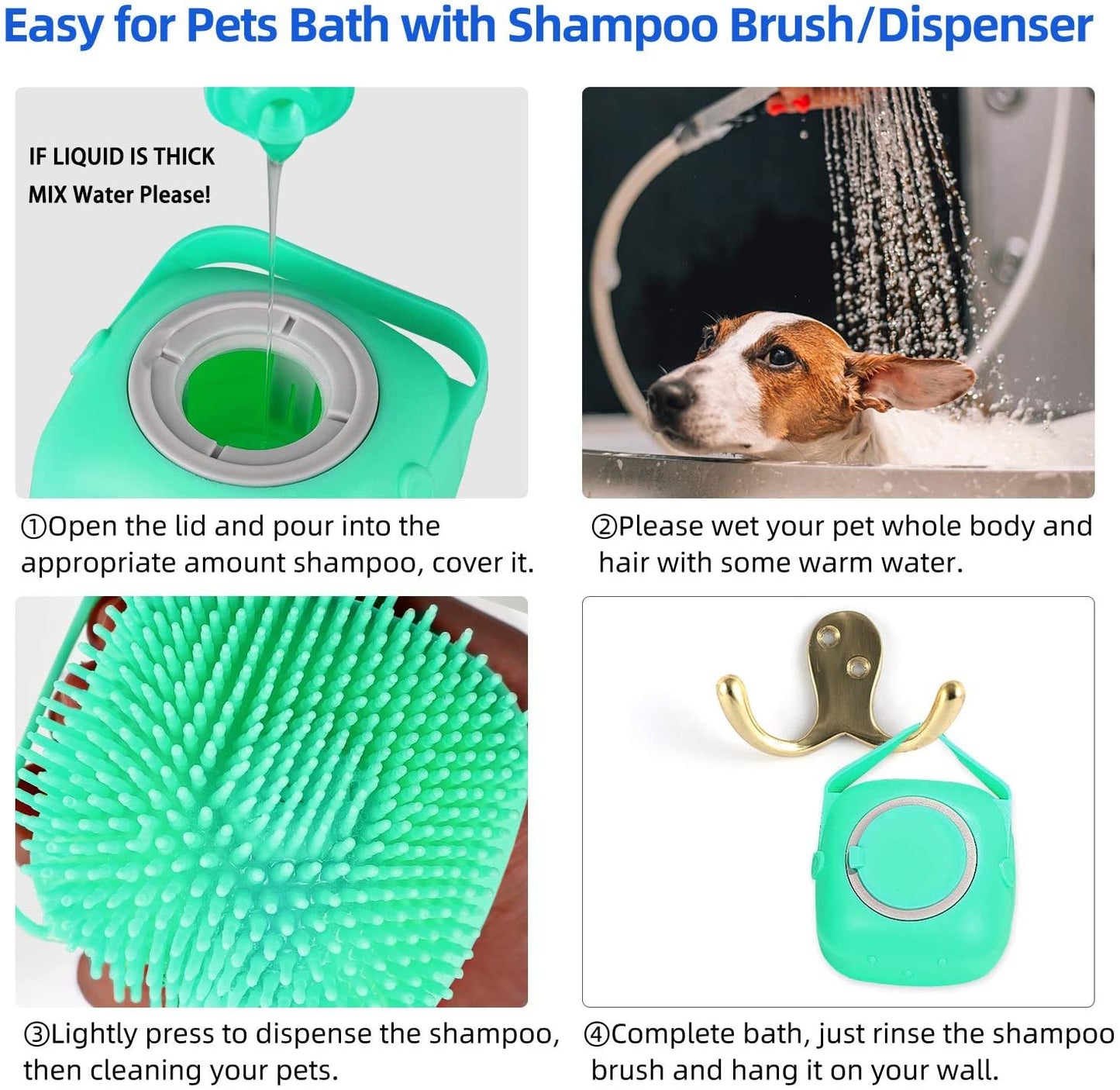 Soft Silicone Shampoo Brush