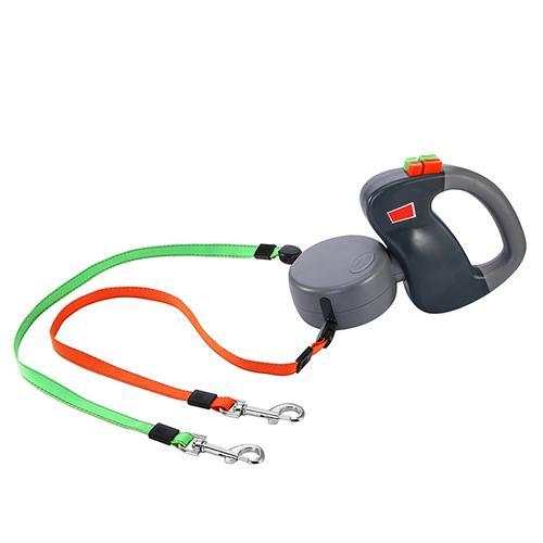 Retractable Dual Pet Dog Leash