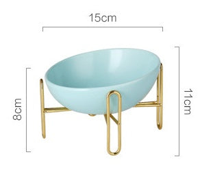 Ceramic Pet Bowl Durable Food Water Feeder