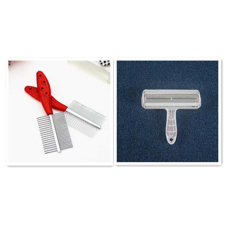 Dual-Sided Grooming Hair Removal Brush