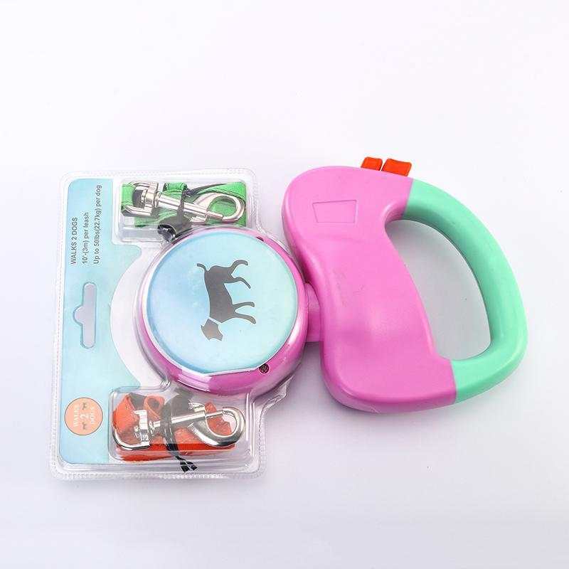 Retractable Dual Pet Dog Leash