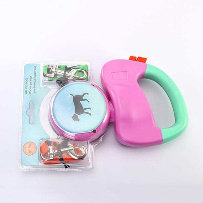 Retractable Dual Pet Dog Leash