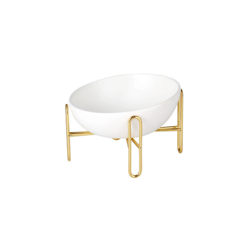 Ceramic Pet Bowl Durable Food Water Feeder