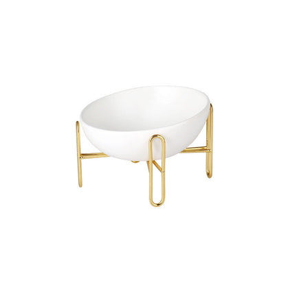 Ceramic Pet Bowl Durable Food Water Feeder