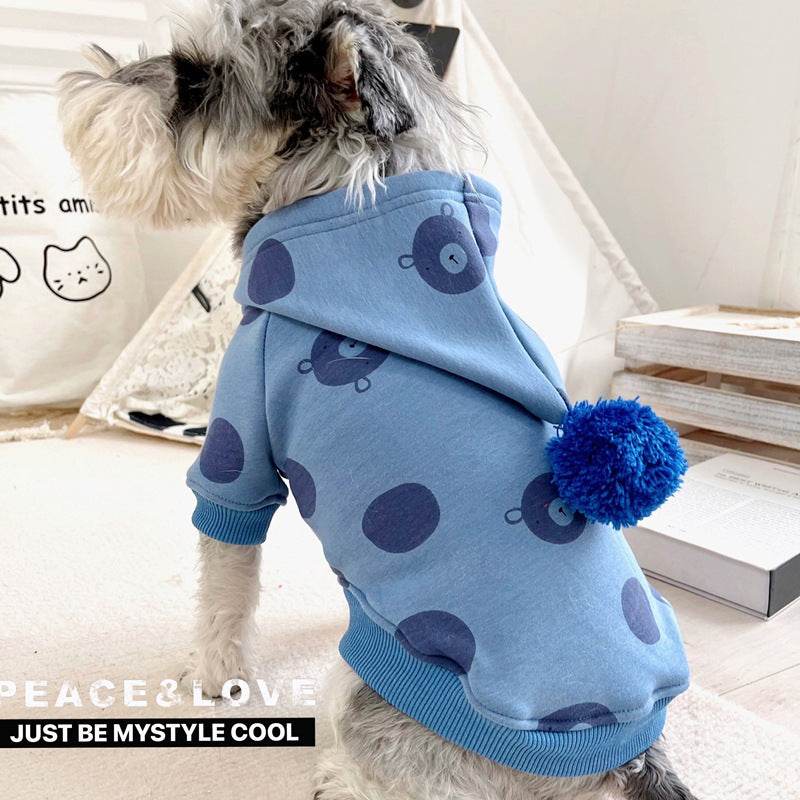 Pet Clothes Hooded Sweater