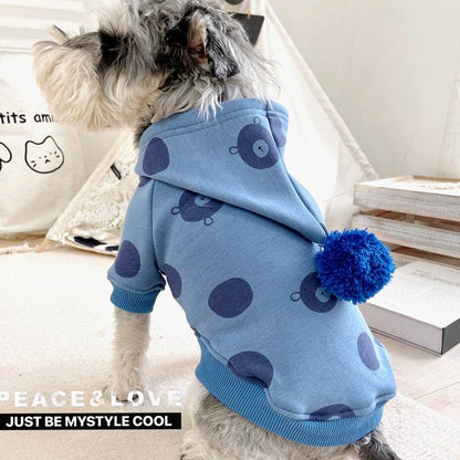 Pet Clothes Hooded Sweater