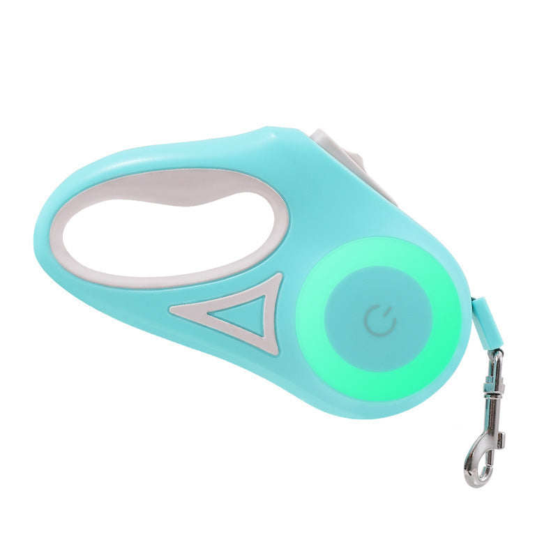 Retractable Leash with Spotlight – Collar Set