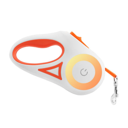 Retractable Leash with Spotlight – Collar Set