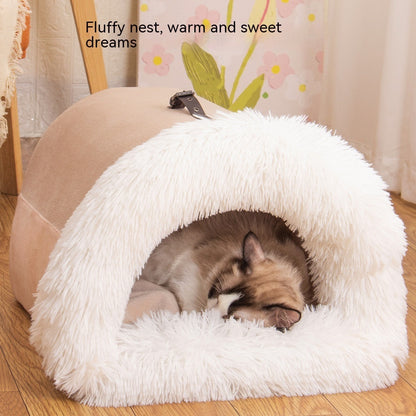 Portable Plush Nest Warm Bed