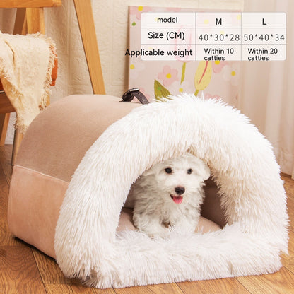 Portable Plush Nest Warm Bed