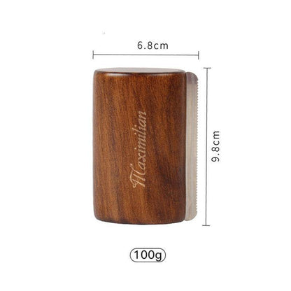 Pet Comb Solid Wood Set of solid wood pet grooming tools including combs, brushes, scissors, and nail clippers for cats and dogs