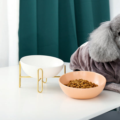 Ceramic Pet Bowl Durable Food Water Feeder