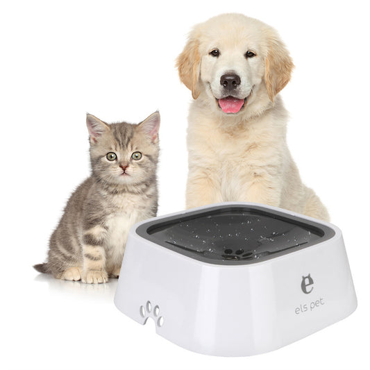 1.5L Anti-Overflow Water Bowl Slow Feeder