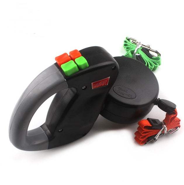 Retractable Dual Pet Dog Leash