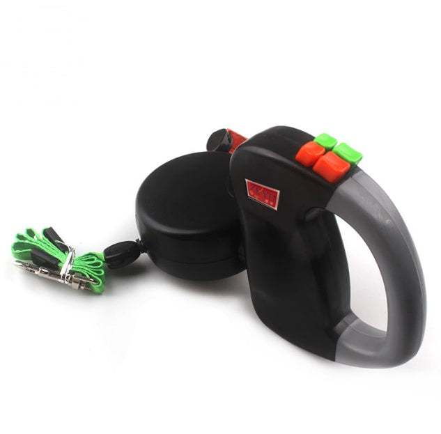 Retractable Dual Pet Dog Leash