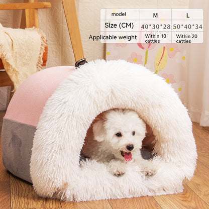 Portable Plush Nest Warm Bed