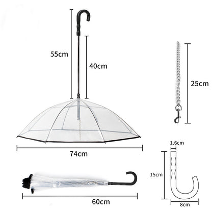 Transparent Pet Umbrella