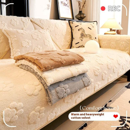 Style Non-Slip Plush Sofa Cover