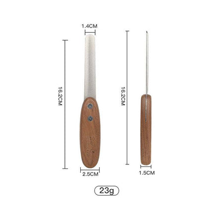 Pet Comb Solid Wood Set of solid wood pet grooming tools including combs, brushes, scissors, and nail clippers for cats and dogs