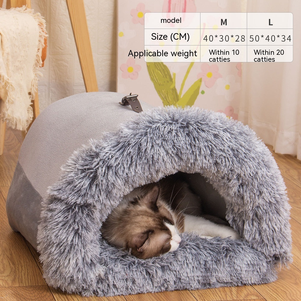 Portable Plush Nest Warm Bed