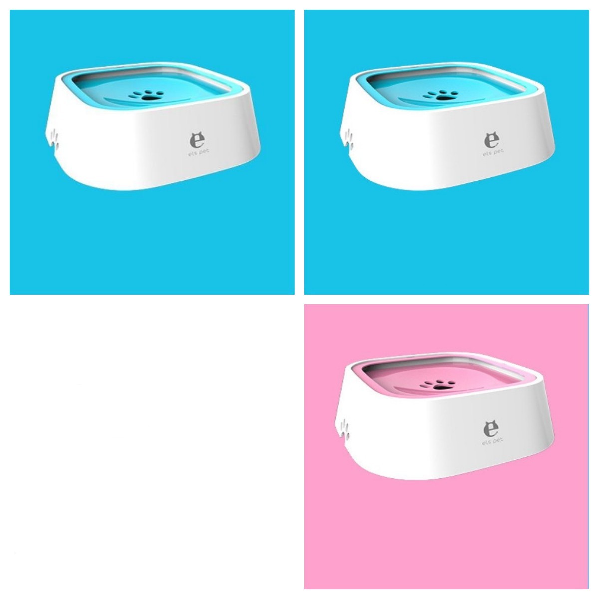 1.5L Anti-Overflow Water Bowl Slow Feeder