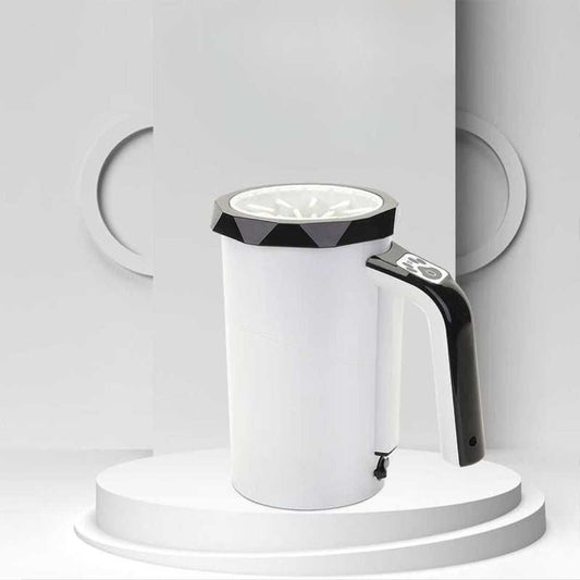 USB rechargeable pet automatic foot-washing cup with gentle silicone brushes for cleaning dog and cat paws